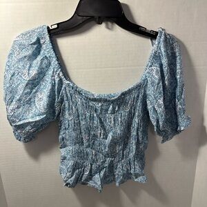 Patrons of Peace size small crop top